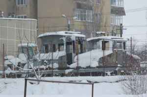 Locomotiva nr. 3 Și nr. 1 (4) transportat În depoul de tramvaie Oradea